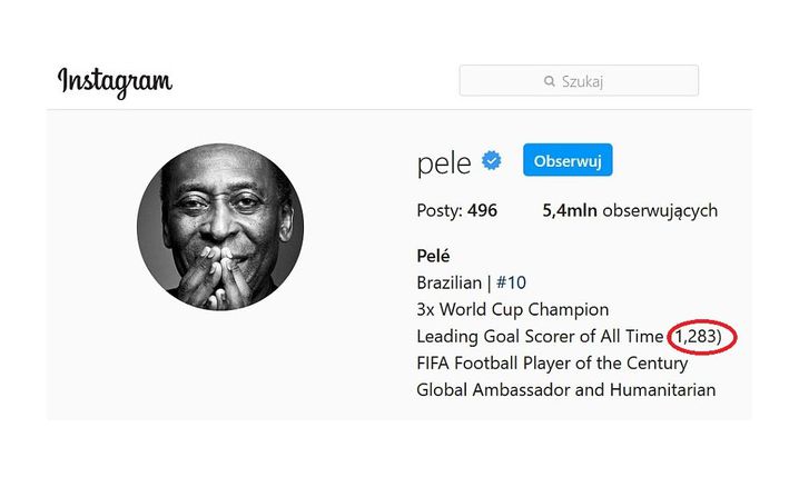 Cristiano Ronaldo pobił rekord Pele? BRAZYLIJCZYK ZMIENIŁ SWÓJ OPIS NA INSTAGRAMIE ;)